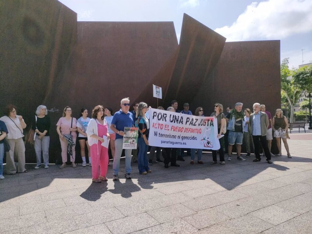 Concentración en Logroño por la paz y una Palestina libre